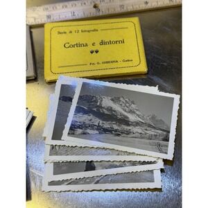 Vintage Italian Photo Set Cortina e Dintorni G. Ghedina Alpine Views